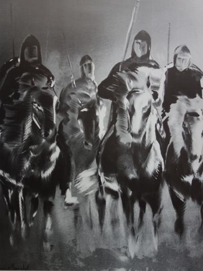 Mick MICHEYL : Chevaux d’acier, Galerie Beauvau, 1991 - Affiche 2