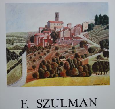 François SZULMAN : Village Provencal, 1988 - Affiche 2