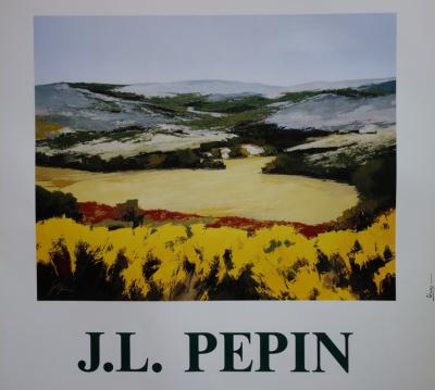 Jean-Louis PEPIN :  Paysages de Provence, 1993 - Affiche 2