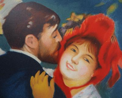 Pierre-Auguste RENOIR (d’après) : Le couple dansant au bal - Lithographie Signée 2