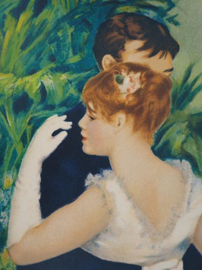 Pierre-Auguste RENOIR (d’après) : Danse dans la ville - Lithographie Signée 2
