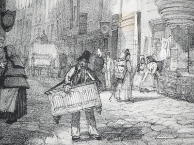 Thomas Shotter BOYS : Maison de l’amiral Coligny à Paris - Lithographie originale signée 2
