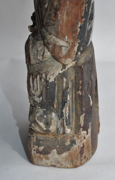 Chine - Reliquaire en bois, Dynastie Qing 2