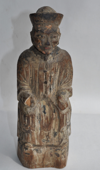 Chine - Reliquaire en bois, Dynastie Qing 2