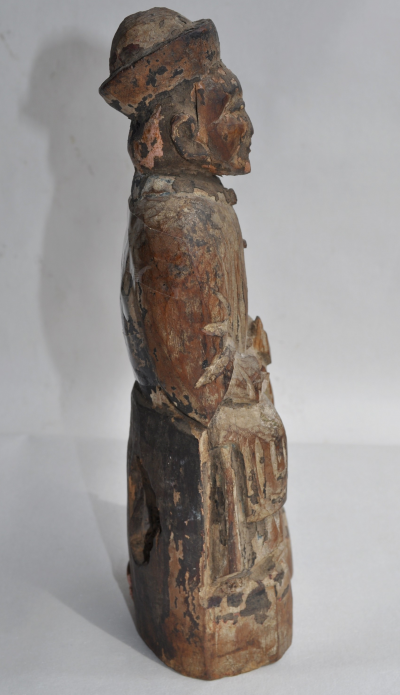 Chine - Reliquaire en bois, Dynastie Qing 2