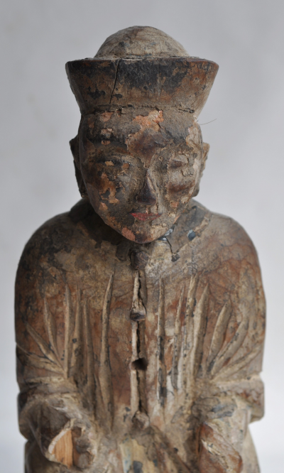 Chine - Reliquaire en bois, Dynastie Qing 2