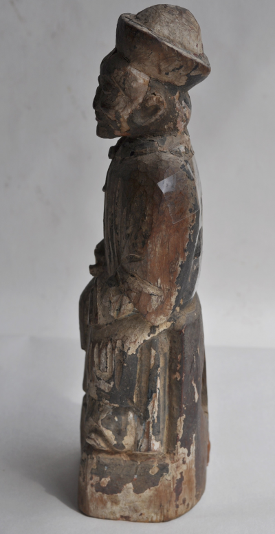 Chine - Reliquaire en bois, Dynastie Qing 2