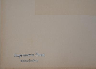 Jules CHERET : Papier à cigarettes Job, 1895 - Lithographie originale signée 2