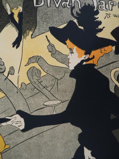 Henri DE TOULOUSE-LAUTREC - Divan Japonais, 1895 - Lithographie signée 2