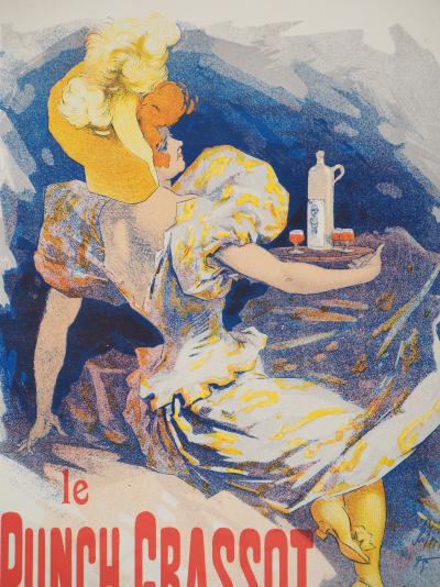 Jules CHERET - Le Punch Grassot, 1895 - Lithographie originale signée, 1895 2