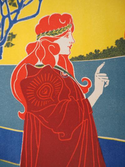 Louis John RHEAD - Soleil, 1895 - Lithographie originale signée 2