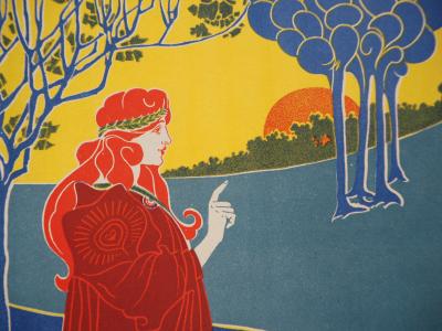 Louis John RHEAD - Soleil, 1895 - Lithographie originale signée 2