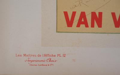 Armand RASSENFOSSE : Amatrice de bière - Lithographie originale signée, 1895 2