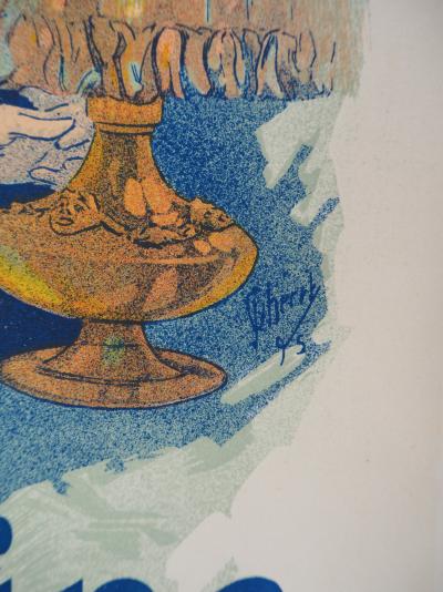 Jules CHÉRET: Saxoléine - Original signed lithograph, 1895 2