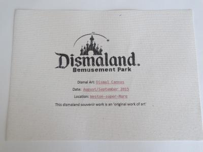 BANKSY (after) - I am an IDIOT, Souvenir of Dismaland - Spray paint on canvas 2