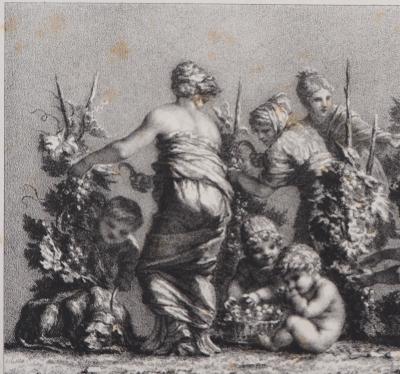 Pierre-Paul PRUD’HON (d’après) : Les vendanges - Lithographie 2