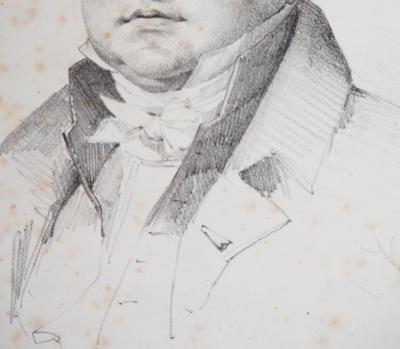 Léon COGNIET : Portrait de Charles Thévenin - Lithographie 2