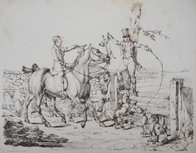 H. ALKEN : A la chasse - Lithographie 2