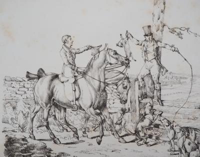 H. ALKEN : A la chasse - Lithographie 2