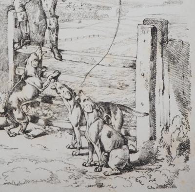 H. ALKEN : A la chasse - Lithographie 2