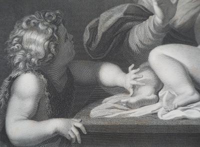 Annibale CARRACCI (d’après) : Le silence - Gravure 2