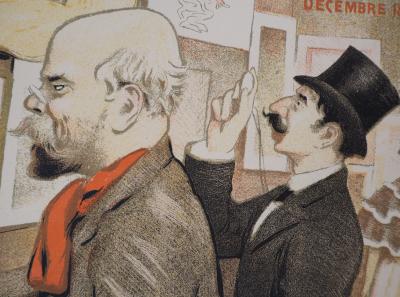 Frédéric-Auguste CAZALS - 7ème Exposition du Salon des Cent, 1895 - Lithographie originale signée 2