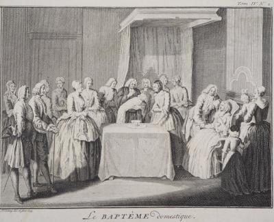 William HOGARTH et  J.V. SCHLEY : Scènes de vie - Gravure 2