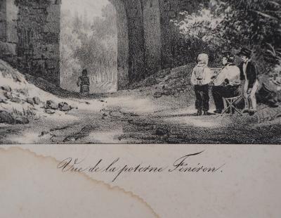 R. Léopold LEPRINCE (d’après) : Vue de la poterne Fénéron - Lithographie 2