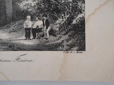 R. Léopold LEPRINCE (d’après) : Vue de la poterne Fénéron - Lithographie 2
