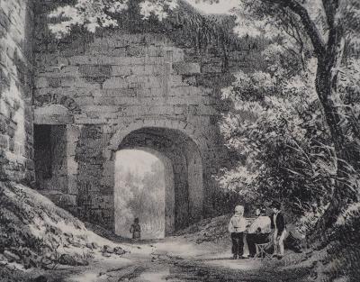 R. Léopold LEPRINCE (d’après) : Vue de la poterne Fénéron - Lithographie 2