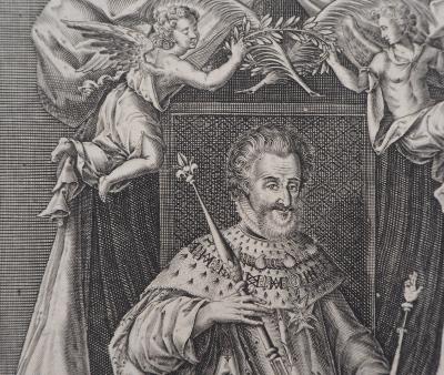 Thomas de LEU : Portrait d’Henri IV - Gravure 2