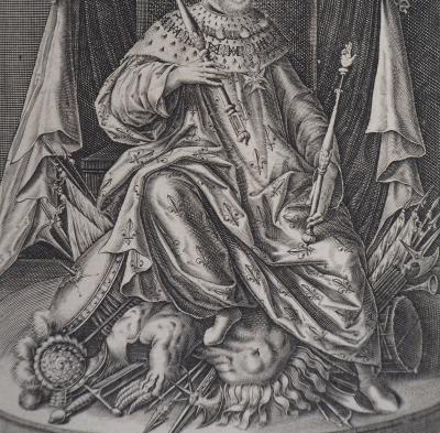 Thomas de LEU : Portrait d’Henri IV - Gravure 2