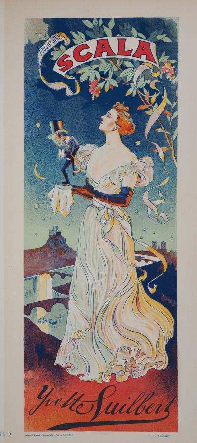 Ferdinand BAC : Femme charmante, 1895 - Lithographie originale signée 2