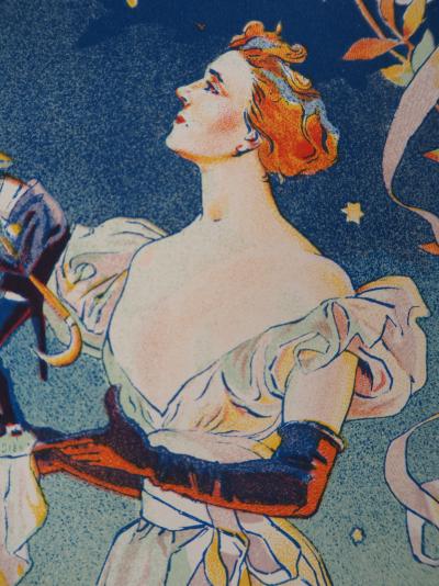 Ferdinand BAC : Femme charmante, 1895 - Lithographie originale signée 2