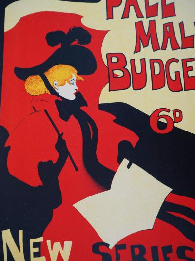 Maurice GREIFFENHAGEN - Femme distinguée, 1895 - Lithographie original 2