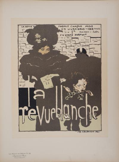 Pierre BONNARD - Femme élégante (La Revue Blanche), 1895 - Lithographie signée 2