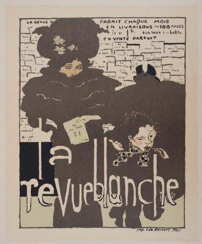 Pierre BONNARD - Femme élégante (La Revue Blanche), 1895 - Lithographie signée 2