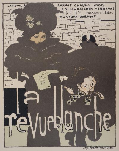 Pierre BONNARD - Femme élégante (La Revue Blanche), 1895 - Lithographie signée 2
