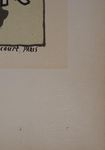 Pierre BONNARD - Femme élégante (La Revue Blanche), 1895 - Lithographie signée 2