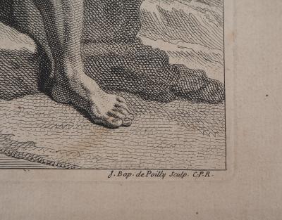 François VERDIER (d’après) : Jeune homme à la flûte de pan - Gravure 2