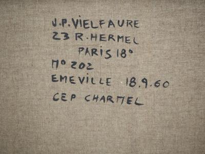 Jean-Pierre VIELFAURE : CEP Charnel - Huile sur toile originale signée 2