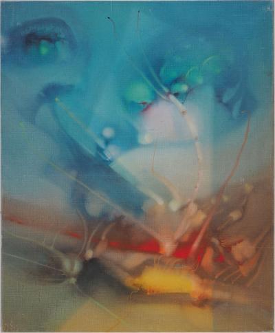 Mauro MEJIAZ : Fantasmagorie entrecoupée de sanglots, 1976 - Huile sur toile originale 2