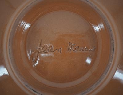 Jean MARAIS : Coupe au visage arbre noir - Céramique originale signée 2