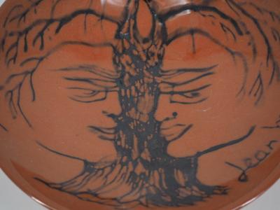 Jean MARAIS : Coupe aux deux visages - Céramique originale signée 2