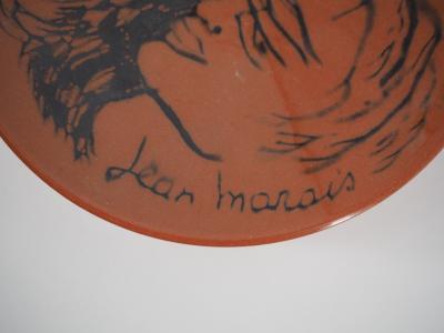 Jean MARAIS : Coupe aux deux visages - Céramique originale signée 2