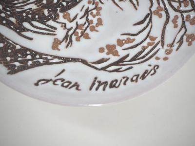 Jean MARAIS : Coupe au visage arbre - Céramique originale signée 2