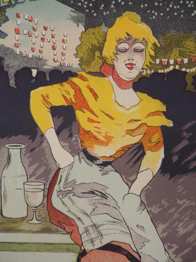 Albert Paul GUILLAUME : Gigolette - Lithographie originale signée, 1895 2