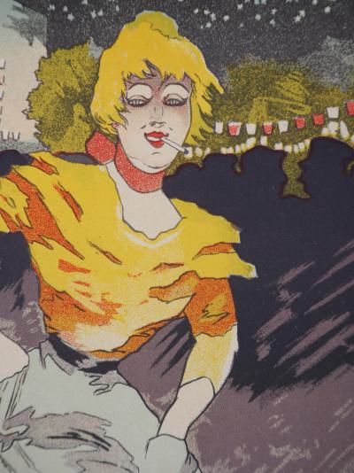 Albert Paul GUILLAUME : Gigolette - Lithographie originale signée, 1895 2