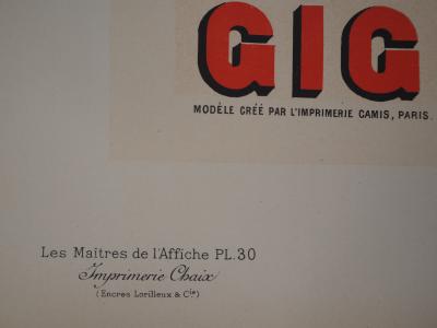 Albert Paul GUILLAUME : Gigolette - Lithographie originale signée, 1895 2