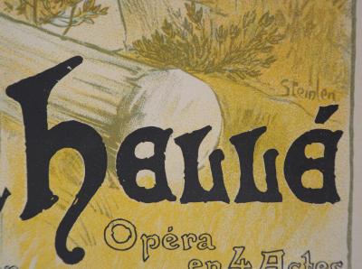 Théophile Alexandre STEINLEN : Hellé, 1895  - Lithographie originale signée 2